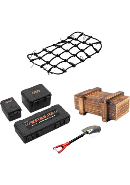 1/10 Trx4 SCX10 90046 90047 Mst Vs4 Siyah Için Rc Crawler Dekorasyon Aksesuar Aracı (Yurt Dışından)