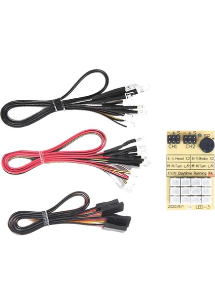 12 LED Işık 1/10 1/8 Rc Direksiyon Sistemi Dönüş Işığı Rc (Yurt Dışından)