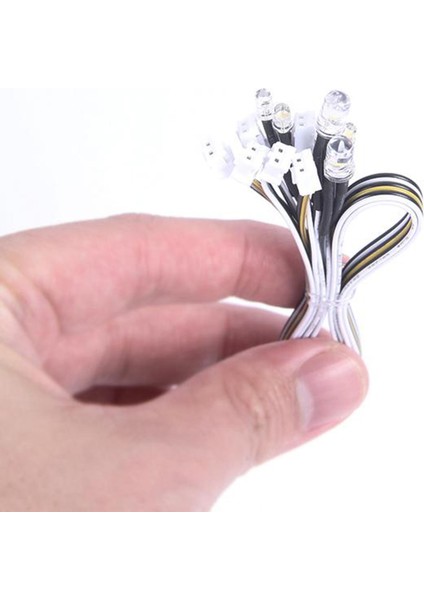12 LED Işık 1/10 1/8 Rc Direksiyon Sistemi Dönüş Işığı Rc (Yurt Dışından)