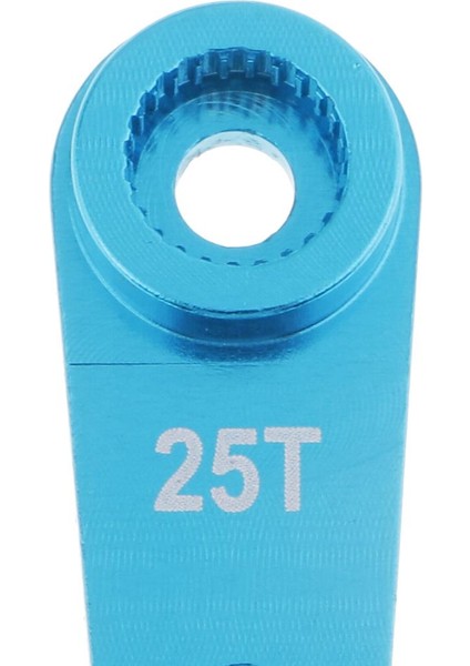 25T Servo Arms Boynuz Rc Araba Futaba Hsp Hpı Wltoys Accs Parçaları Mavi (Yurt Dışından)