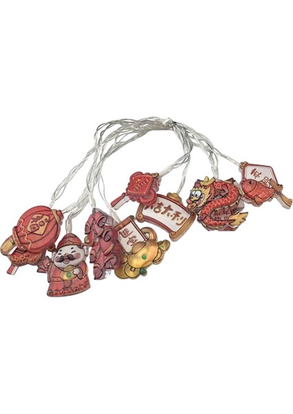 Festivali LED Süsleme Ay Yılı Kolyesi Için (Yurt Dışından)