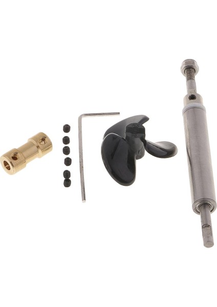 3mm Tahrik Şaftı + Cardan Eklemi + 3 Blade Pervane Rc Boat Gemi E Için Montaj (Yurt Dışından)