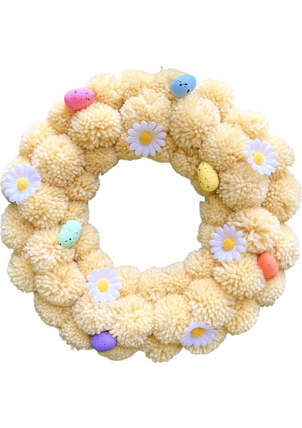 Parti Pencere Festivali Için Ön Kapı Için Renkli Yumurta ile Paskalya Çelenk (Yurt Dışından) indirimleri