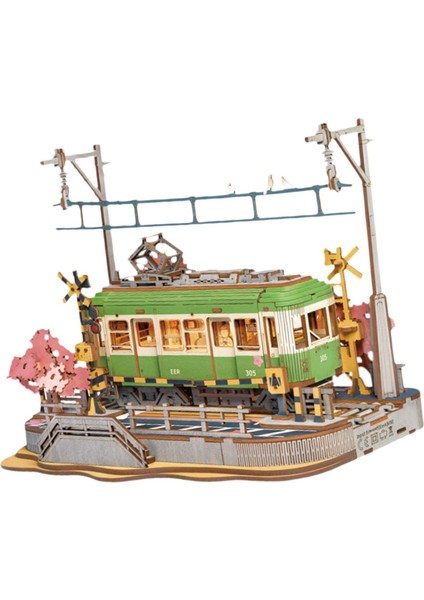 Hediye Için Dıy Ahşap Minyatür Dollhouse Model Kitleri (Yurt Dışından)