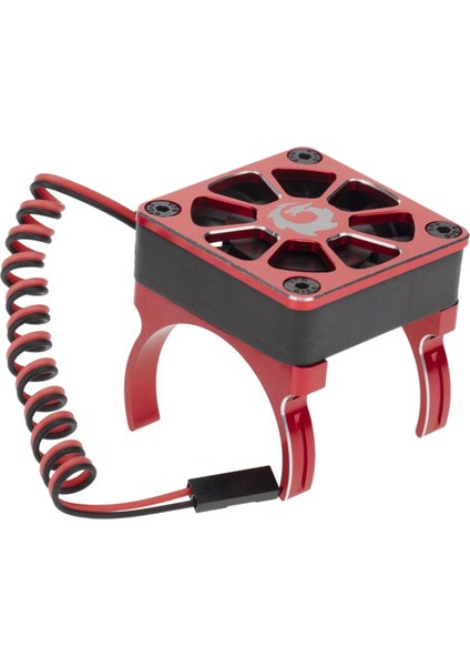 Trx4 SCXI10 Uzaktan Kumanda Palet Parçaları Için 1/10 Rc Motor Soğutma Fanı Kırmızı (Yurt Dışından)