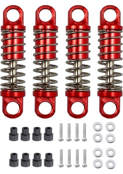 27MM Rc Şok Emici Wlloys Için Uyum P929 K999 1/28 Drıff Rc Car Modi Kırmızı (Yurt Dışından)