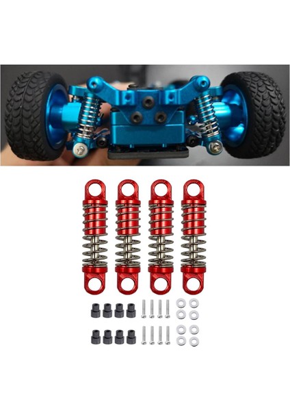 27MM Rc Şok Emici Wlloys Için Uyum P929 K999 1/28 Drıff Rc Car Modi Kırmızı (Yurt Dışından)