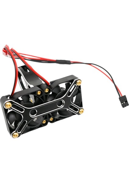 Motorlu Isı Lavabo Ispit Sebzesi Arrma Için 1/5 Rc Ölçekli Hızlı Kamyon Değiştirme Siyah (Yurt Dışından)