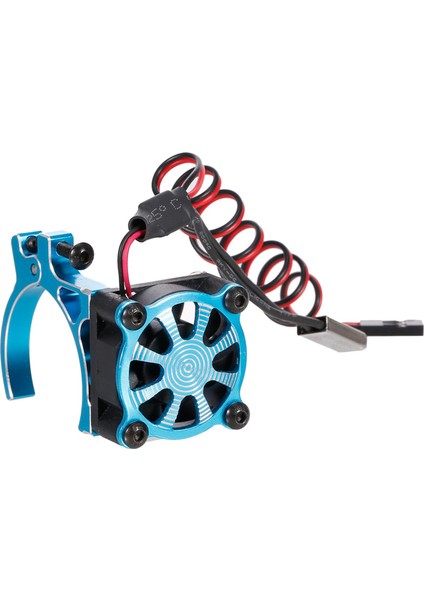 36MM Motor Alaşımlı Isı Lavabo Soğutma Radyatör Soğutma Fanı 1/8 1/10 Rc Araba Altın (Yurt Dışından)