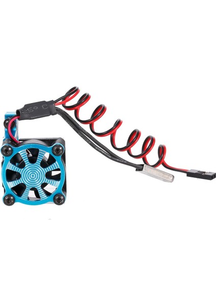 36MM Motor Alaşımlı Isı Lavabo Soğutma Radyatör Soğutma Fanı 1/8 1/10 Rc Araba Altın (Yurt Dışından)