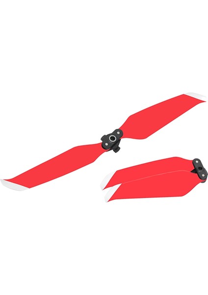 Pervane Düşük Gürültülü Sahne Yedek Parça Kiti Dji Mavic Air 2s Aksesuarları 2 Çift Kırmızı (Yurt Dışından)