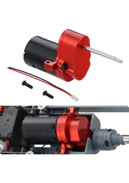 Wpl D12 D42 Kamyon Aracı Için Metal Şanzıman Kılıfı Yedek Dişli Kılıfı Kırmızı (Yurt Dışından)