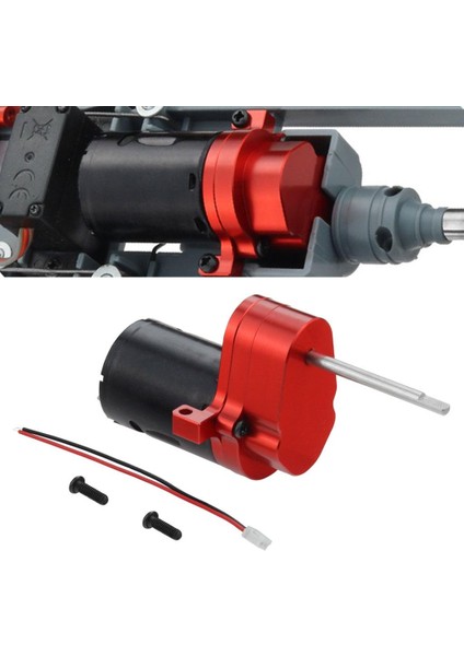 Wpl D12 D42 Kamyon Aracı Için Metal Şanzıman Kılıfı Yedek Dişli Kılıfı Kırmızı (Yurt Dışından)