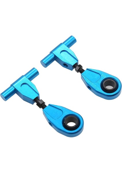 2pcs Alüminyum Alaşım A-Silahları 1:10 Tamiya TT02 Rc Araç Aksesuar Ön Mavi (Yurt Dışından)