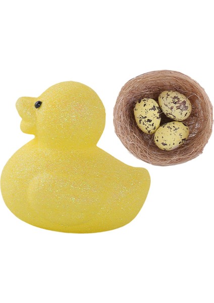 Simülasyon Ördek Yuvası Yumurta Diy Craft Çok Amaçlı Parçası B (Yurt Dışından)