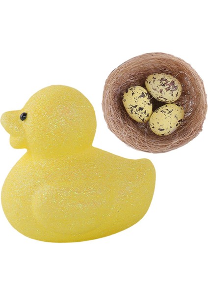 Simülasyon Ördek Yuvası Yumurta Diy Craft Çok Amaçlı Parçası B (Yurt Dışından)