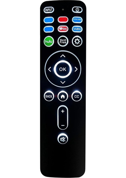 Disney, Netflix, Prime Video, Xumo, Vedu Düğmeli Vizio Smart Tv Için Evrensel XRT260 Arkadan Aydınlatmalı Uzaktan Değiştirme (Yurt Dışından)