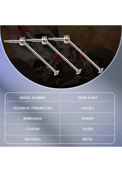 4 Adet Metal Tahrik Mili Wltoys 144001 1/14 4WD Rc Otomobil Araç Modelleri Parçaları 144001-1315 Ön Tekerlek Tahrik Mili (Yurt Dışından) fiyatları