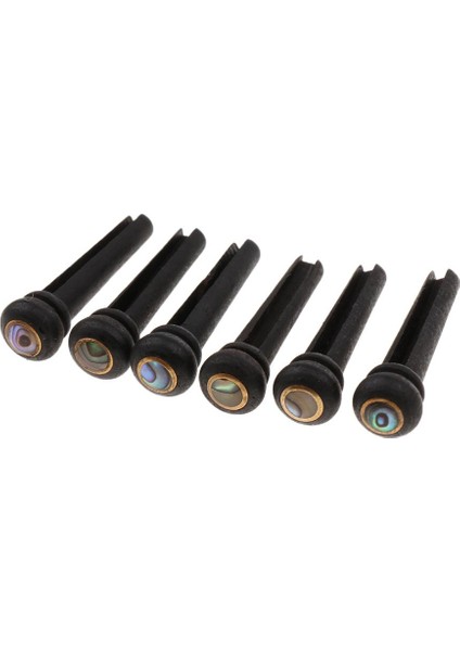 6pcs Ebony Gitar Köprüsü Aksesuarlar Için End 30MM Yeni (Yurt Dışından) fiyatları