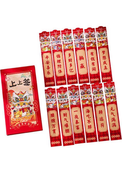 12 Adet Kırmızı Zarflar Hediyeler Için Geleneksel Çin Yeni Yılı (Yurt Dışından)