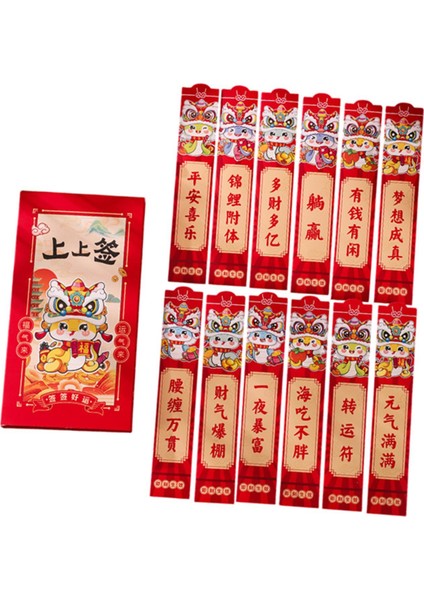 12 Adet Kırmızı Zarflar Hediyeler Için Geleneksel Çin Yeni Yılı (Yurt Dışından) fırsatları