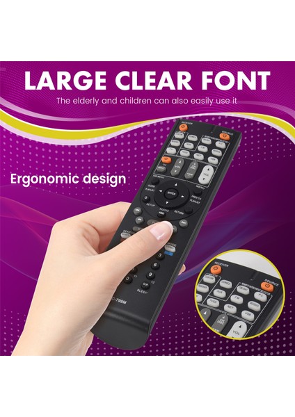 Onkyo TX-NR616 TX-NR626 Av Alıcısı Için Uzaktan Kumanda RC-799M Yedek (Yurt Dışından) fırsatları