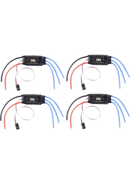 4 Adet 2-4s 30A Rc Fırçasız Esc Elektrikli Hız Kontrol Cihazı 5V 2A Için 2 Ila 4s Lipo Pil Dıy Multicopter Quadcopter (Yurt Dışından)