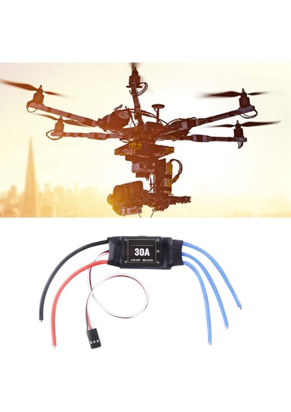 4 Adet 2-4s 30A Rc Fırçasız Esc Elektrikli Hız Kontrol Cihazı 5V 2A Için 2 Ila 4s Lipo Pil Dıy Multicopter Quadcopter (Yurt Dışından)