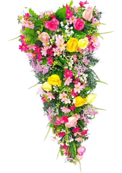 Parti Merdiveni Için Çelenk Çiçek Dekoratif Göşı Yağma (Yurt Dışından)