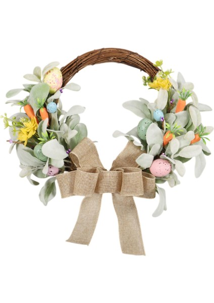 Paskalya Çelengi Yumurtalar Oturma Odası Mutfak Için Çiçek Çelenk (Yurt Dışından)