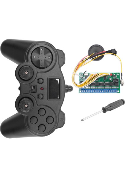 16 Kanal 2.4g Uzaktan Kumanda Verici + Alıcı Kurulu Kontrol Paneli 12 V Denetleyici Dıy Rc Araba/gemi/ekskavatör (Yurt Dışından)