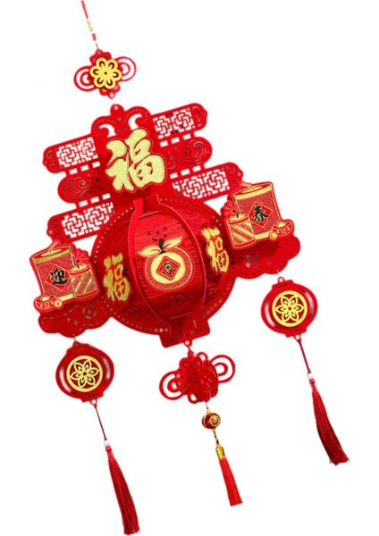 Çin Selamlar ile Kırmızı Çin Festivali Malzemeleri (Yurt Dışından)