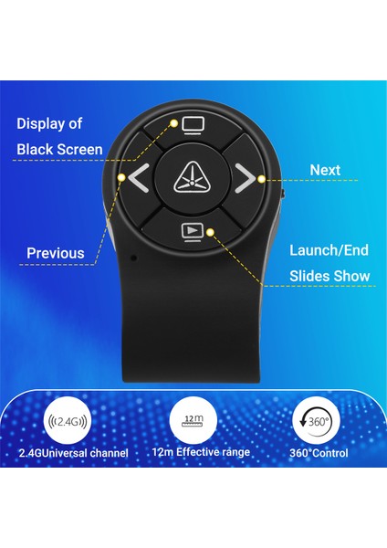 Kablosuz Sunucu Rf 2.4g Parmak Yüzük Uzaktan Powerpoint Ppt Slaytlar Clicker Kalem Şarj Edilebilir (Yurt Dışından) fırsatları