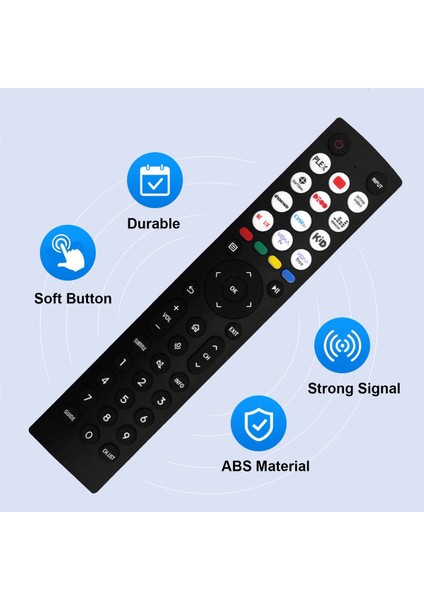 Hisense Akıllı Tv Için ERF2I36H Uzaktan Kumandayı Değiştirin 50A53FUV 55A51HUV 65A51HUVHU Ses Fonksiyonu Yok (Yurt Dışından) modelleri