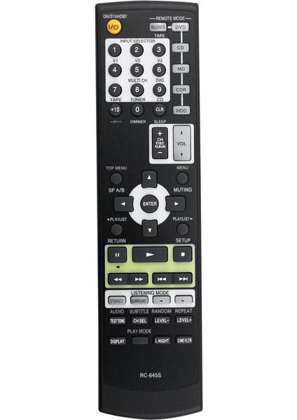 RC-645S Onkyo Ev Sinema Sistemi Için Uzaktan Kumandayı Değiştirin HT-S4100 TX-SR304 TX-SR304S HT-S4100S HTS4100 TXSR304 (Yurt Dışından)