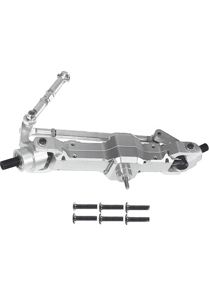 Metal Yükseltme Ön Aks Düzeneği Wpl 1/16 C14 C24 Jjrc Feiyu Rc Araba Parçaları Uzaktan Kumanda Araba Parçaları Gümüş (Yurt Dışından)