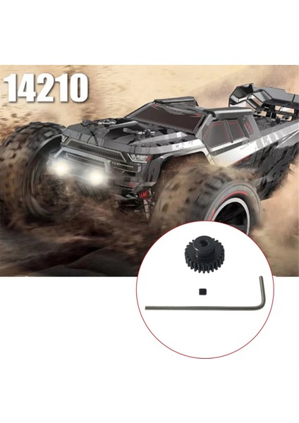 Yükseltilmiş 0.6 Mod 26 T Motor Dişli Mjx Hyper Go 1/14 14210 14209 H14BM 14301 14302 14303 Rc Araba Yükseltme Parçaları (Yurt Dışından) fırsatları