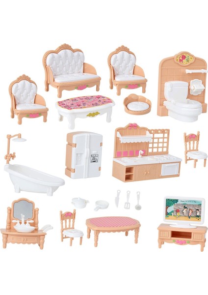 Dollhouse Simülasyonu 1:12 Kız Çocuk Doğum Günü Hediyeleri (Yurt Dışından)