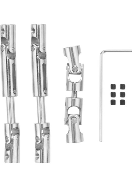 3 Adet Metal Tahrik Mili Tahrik Mili Cvd Wpl B16 B36 Jjrc Q60 Q63 Q64 Fayee FY004 Mn-77 6WD 6x6 Rc Araba Yükseltme Parçaları (Yurt Dışından)