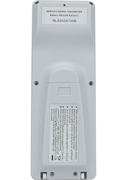 RLA502A700B Mitsubishi Klima Için Uzaktan Kumanda RLA502A700L RLA502A700S RLA502A700B Uzaktan Kumanda Değiştirme (Yurt Dışından)