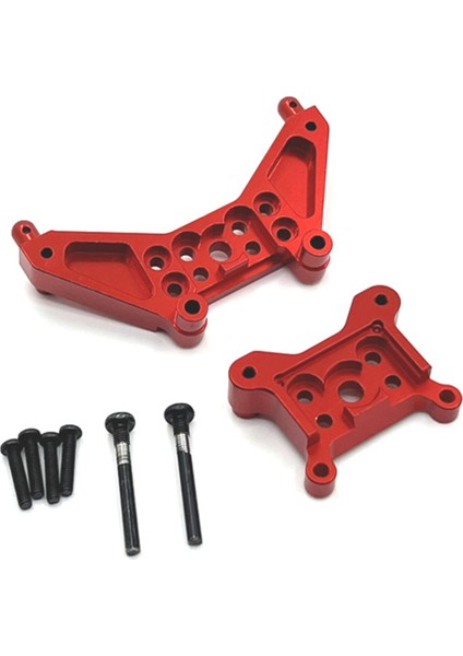 Mjx 1/14 14301 14302 Rc Araba Yedek Parçaları Kırmızı Için Ön ve Arka Metal Şok Dağı (Yurt Dışından) fiyatları