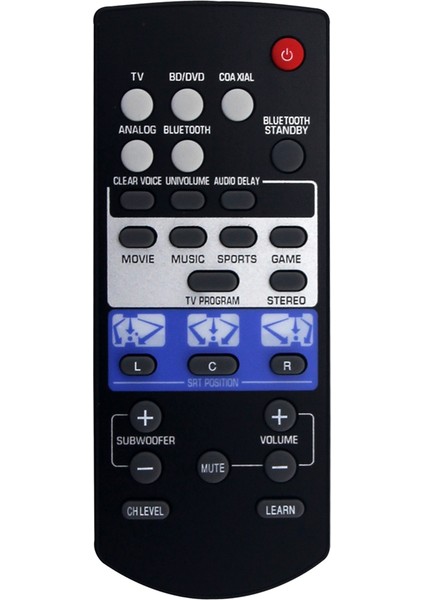 FSR82 ZK77690 Yamaha Tv Surround Sistemi Için Uzaktan Kumandayı Değiştirin SRT-1000 SRT-1000BL Soundbar (Yurt Dışından)