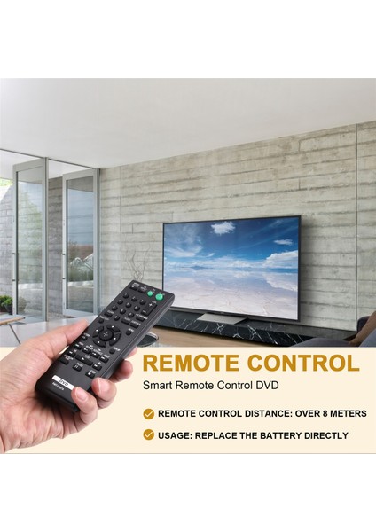 RMT-D197A Sony DVD Için Akıllı Uzaktan Kumanda DVP-SR210 DVP-SR210P DVP-SR510H DVP-SR510 (Yurt Dışından) fırsatları