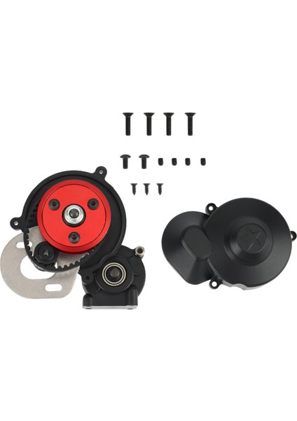 Kayış Tahrikli Şanzıman Şanzıman Kutusu ile 3.2mm Motor Dişli Eksenel SCX10 SCX10 Iı 90046 90047 1/10 Rc Paletli Araba (Yurt Dışından)