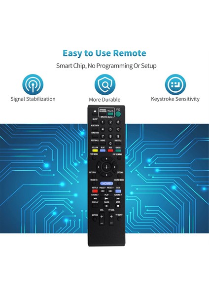 RM-ADP089 Sony Blu-Ray Disk DVD Için Uzaktan Kumandayı Değiştirin BDV-E2100 BDVE3100 BDVE4100 BDVE6100 HBD-E2100 HBD-E3100 HBD-E6100 (Yurt Dışından) fırsatları