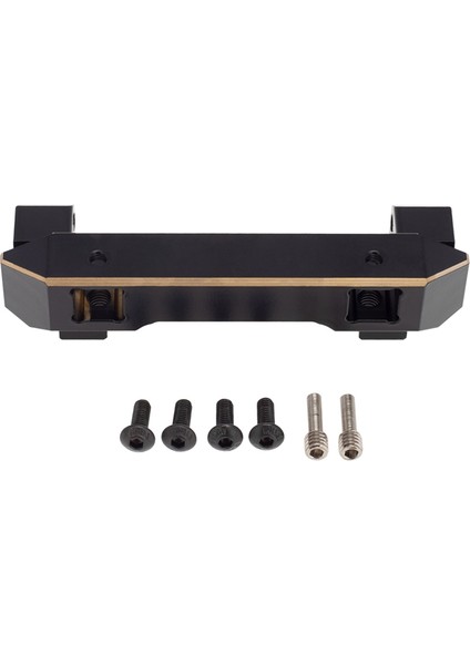Pirinç Ön Tampon Montaj Servo Dağı Traxxas Trx4 Trx-4 1/10 Rc Paletli Araba Yükseltme Parçaları Aksesuarları (Yurt Dışından)