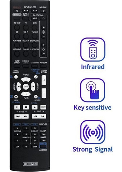 Pioneer VSX-324-K Için AXD7565 Uzaktan Kumanda AXD7565 VSX-819H VSX-828-S VSX-921 Ev Sineması Ses Video Alıcı Sistemi (Yurt Dışından) modelleri