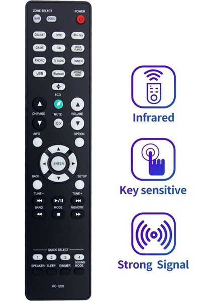 RC-1235 Denon Ağ Stereo Alıcısı Için Değiştirilen Uzaktan Kumanda RC-1235 DRA-800H DRA800H (Yurt Dışından) fiyatları