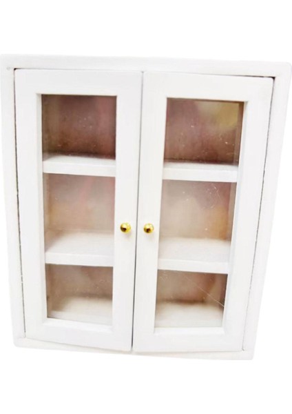 1:12 Ölçekli Dollhouse Dolap Oturma Odası Ev Için Ahşap Minyatür Dolap (Yurt Dışından)