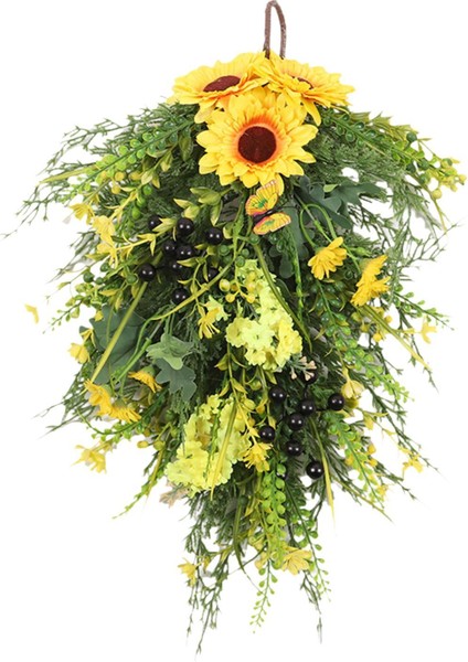 Çiçek Göşı Swag Çelenk Yıl Için Çelenk (Yurt Dışından)